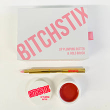 Load image into Gallery viewer, GIFT DUO: LIP PLUMPER &amp; BITCHSTIX GOLD LIP BRUSH SET
