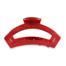 Load image into Gallery viewer, RED GLITTER HAIR CLIP - LARGE
