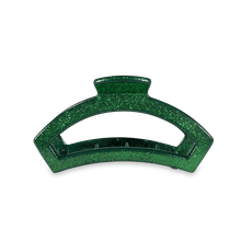 Load image into Gallery viewer, GREEN GLITTER HAIR CLIP - MEDIUM
