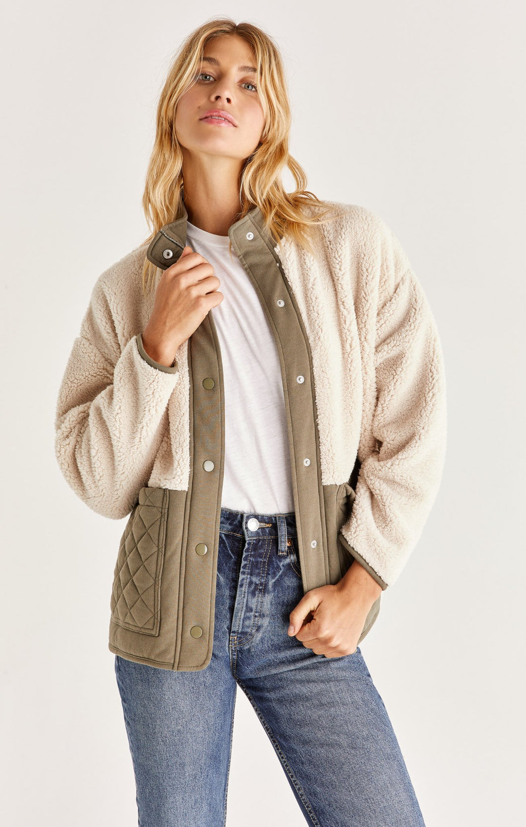 CANNON QUILTED SHERPA JACKET