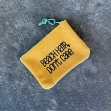 Load image into Gallery viewer, BEACHY LEATHER POUCH - MEDIUM
