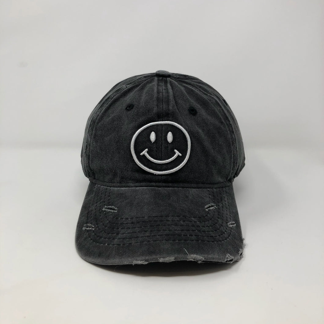 HAPPY FACE BALL CAP