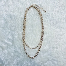 Load image into Gallery viewer, DOUBLE THE GOLD CHAIN NECKLACE
